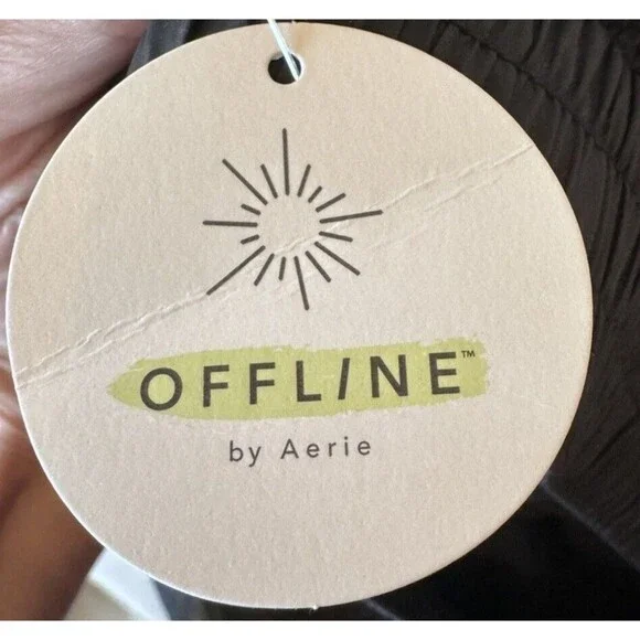 Aerie Offline Chillside Snow Pants‎ Size Large NEW Down Alternative Black Ski - Picture 14 of 15